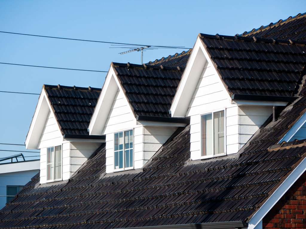 Exterior of dormer loft conversion