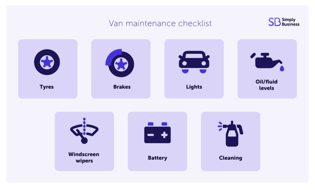 Van maintenance checklist