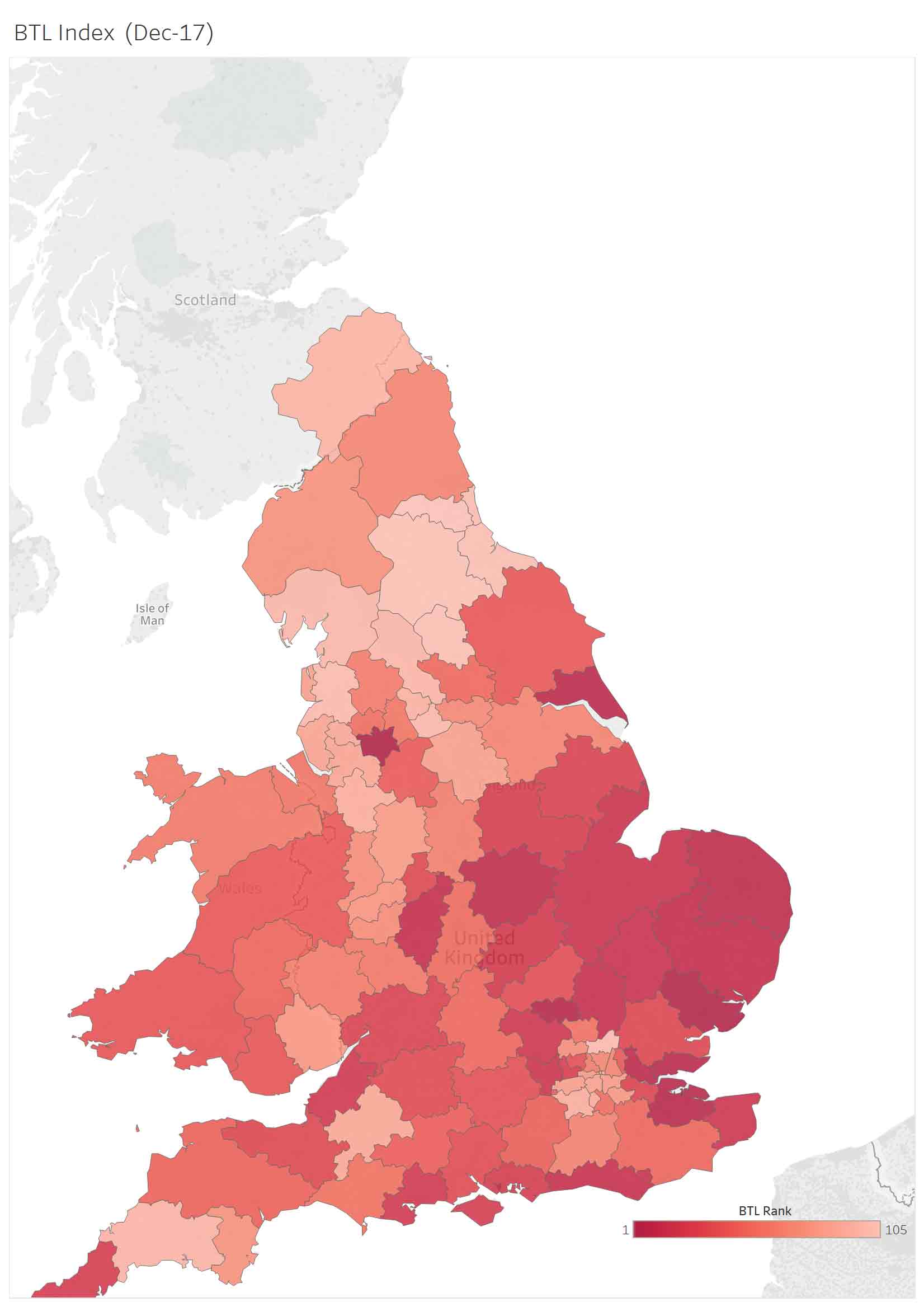 Best buy-to-let areas 2018 – a rental heat map