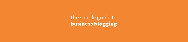 Guide business blogging