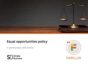 Equal opportunities policy template for UK businesses
