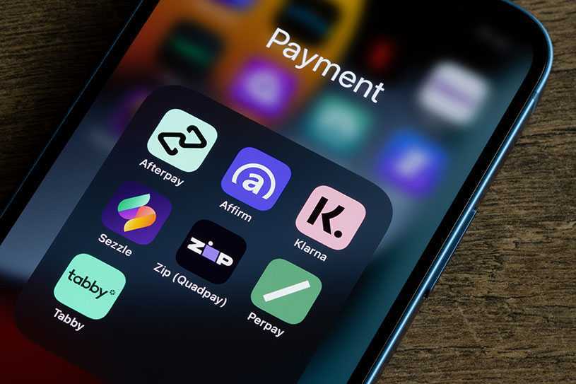 Buy now, pay later apps