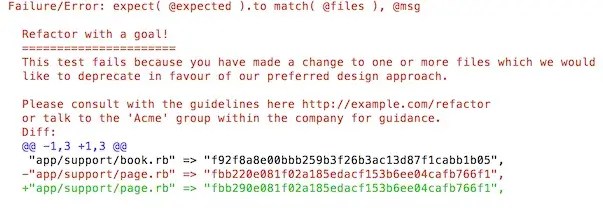 Example failure