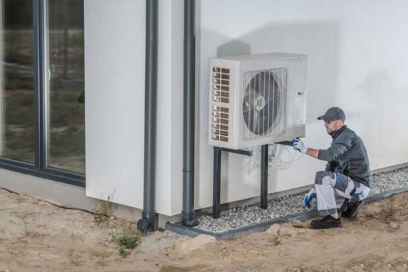 Heat pump installation