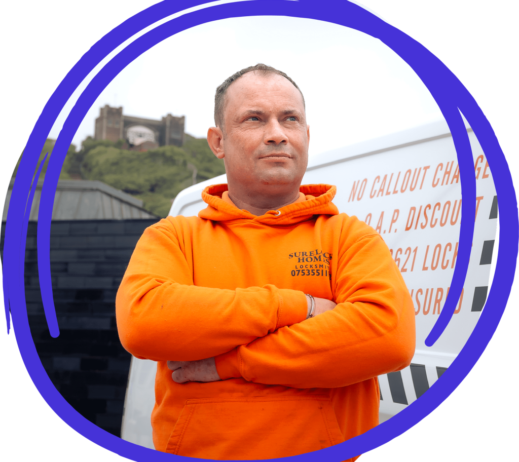 Man with folded arms