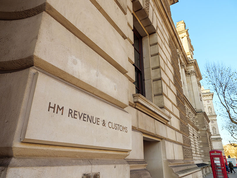 Exterior of HMRC building