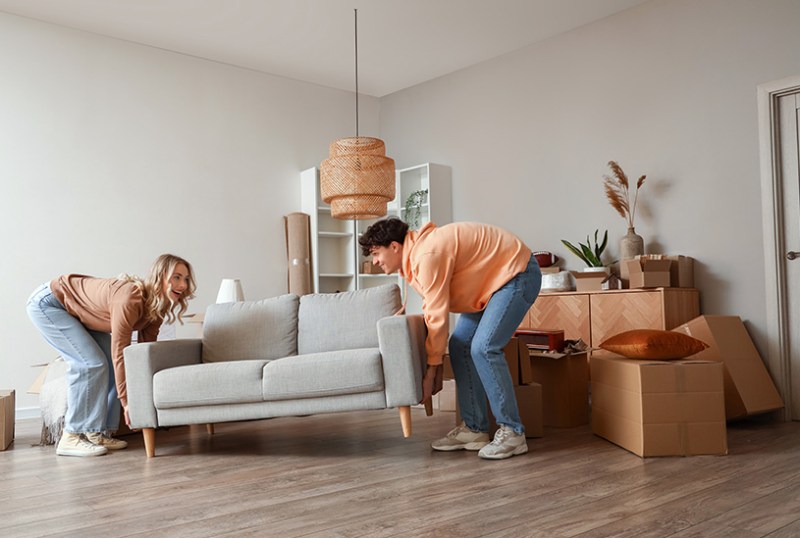 Tenants moving out of a rental property