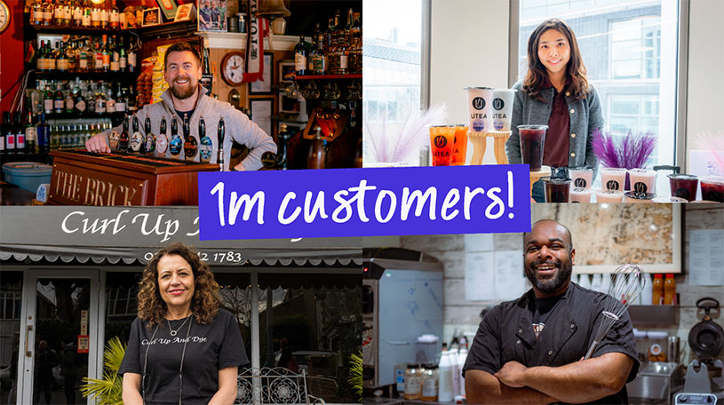 Image of four small business owners