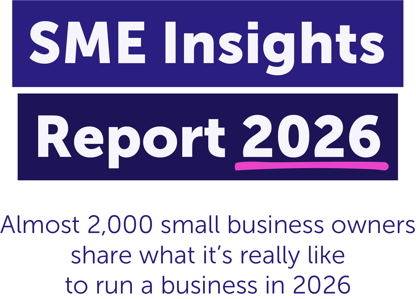 SME Insights Report 2026
Almost 2000 small business owners share what it's really like to run a business in 2026